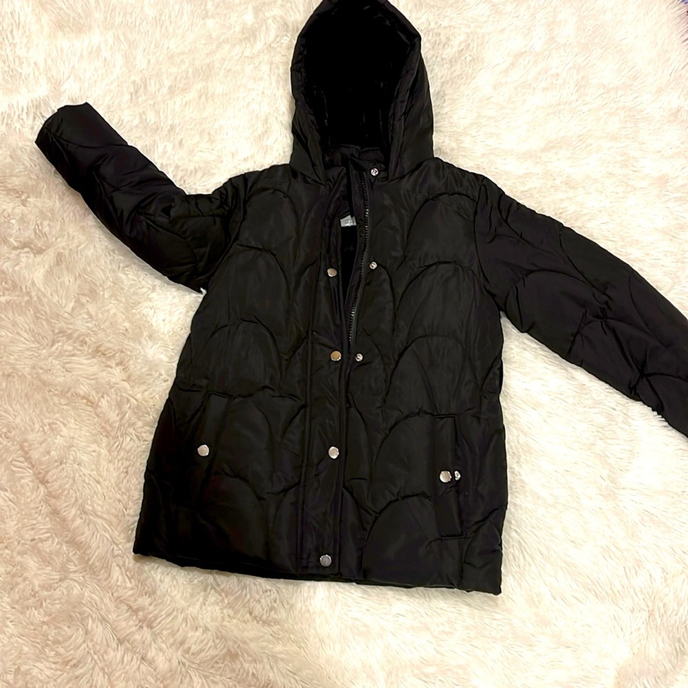 Girl's long coat jacket